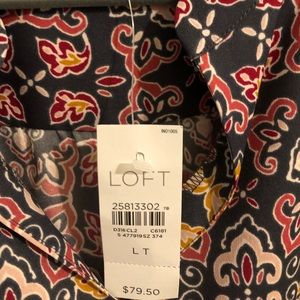 NWT : Loft brand shirt-dress : Large Tall